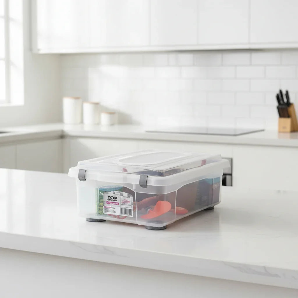 Organizador Plástico Transparente Sanremo 28,2L 970 - Loja Do Thor