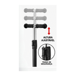 Patinete Flash Radical C/ Altura Ajustável e Luz nas Rodas DMR6862