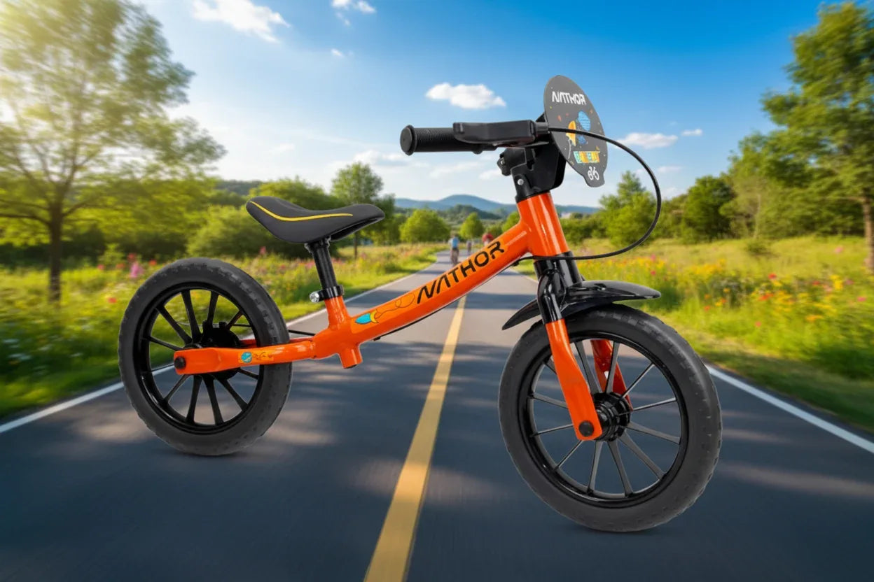 Bicicleta Balance Aro 12 Bike Rocket Astro 2 Laranja Nathor - Loja Do Thor