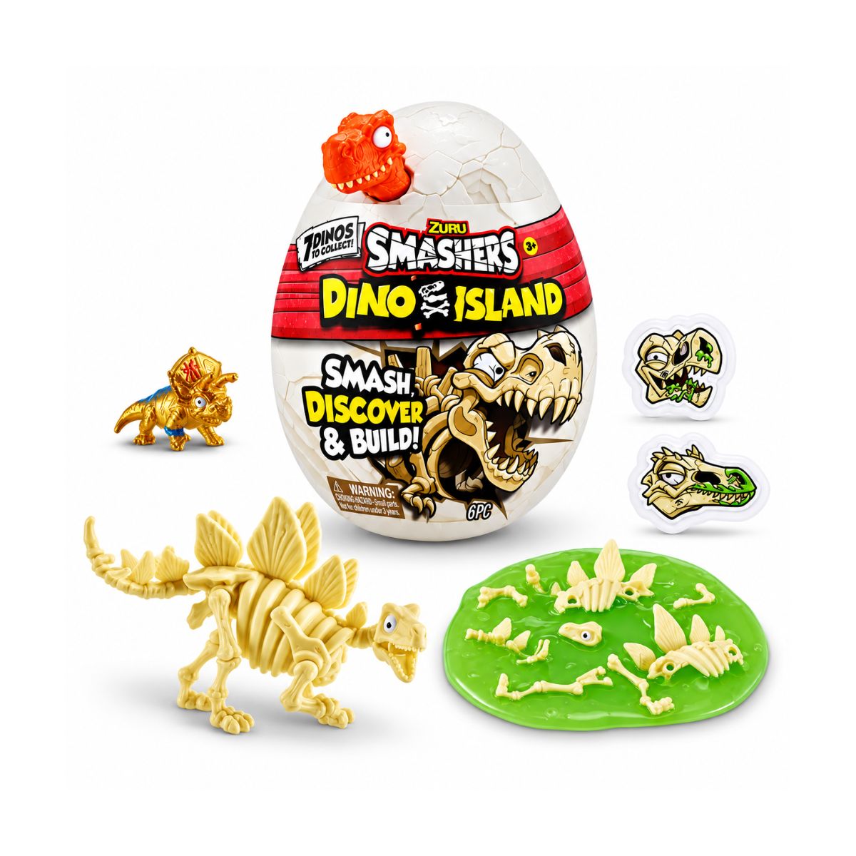Smashers Dino Island Piratas Pequeno Sortido F0120-9