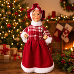 Mamãe Noel  Branco Com Vermelho 30 cm - Grillo 65591-045