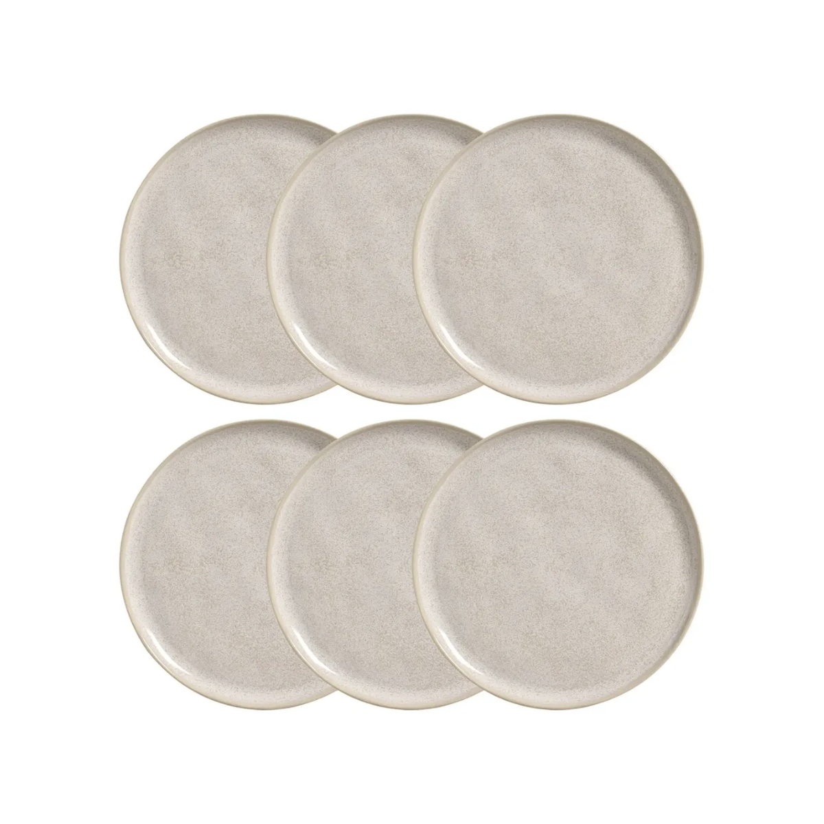 Conjunto 6 Pratos Raso Bio Lattie 1O Classific