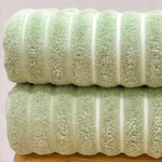 Toalha de Banho Jacquard Wave Verde  - Corttex