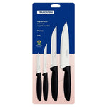 Jogo De Facas Tramontina Plenus C/Lâminas Aço Inox 4 Peças - Loja Do Thor