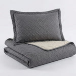 Jogo De Cobre Leito Casal 3 Peças  Classic Cinza - Rio Home