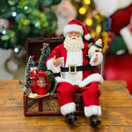 Papai Noel Sentado No Bau 28 Cm - Magizi - Loja Do Thor