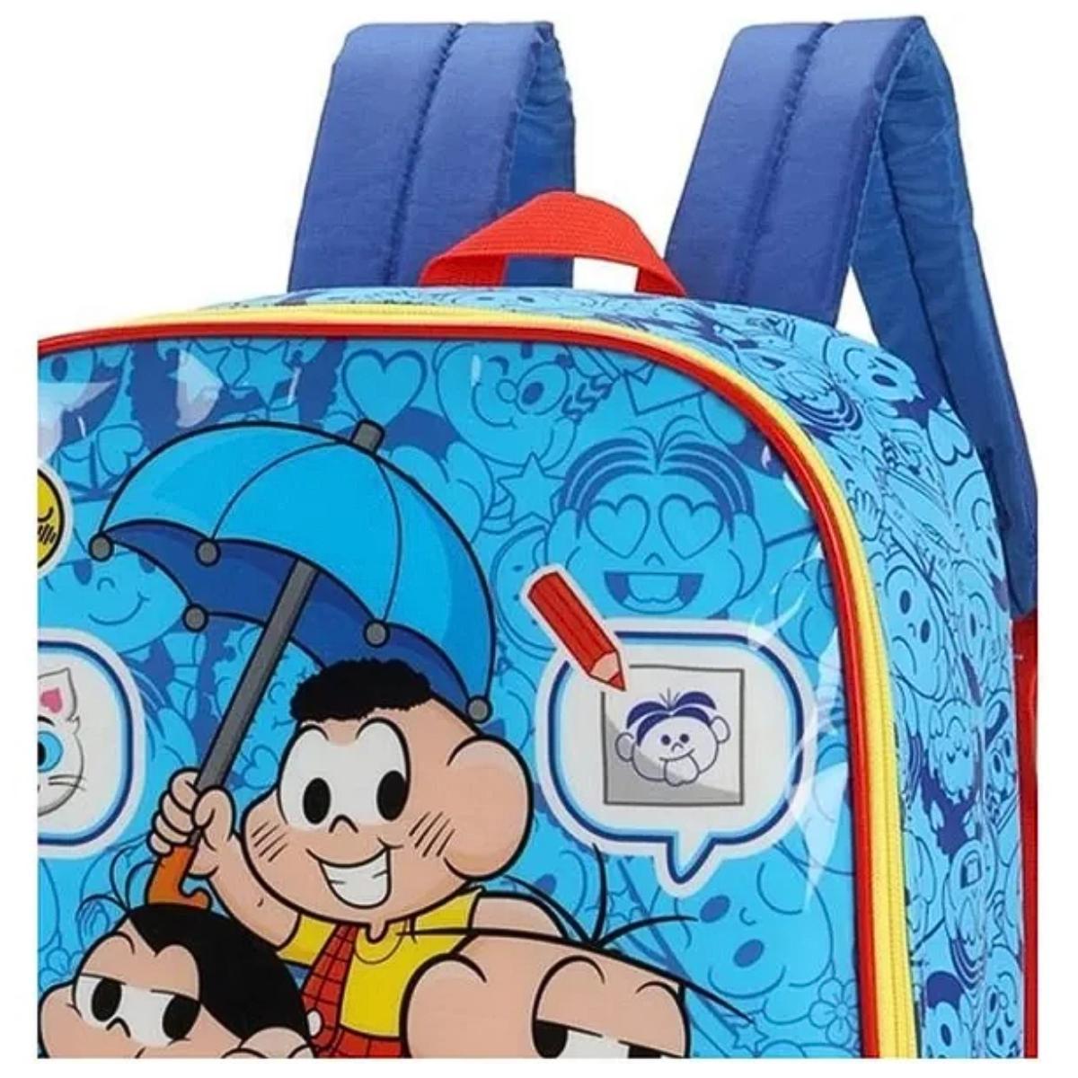 Mochila De Costas Turma Da Monica Azul Maxlog IS39321MN0200