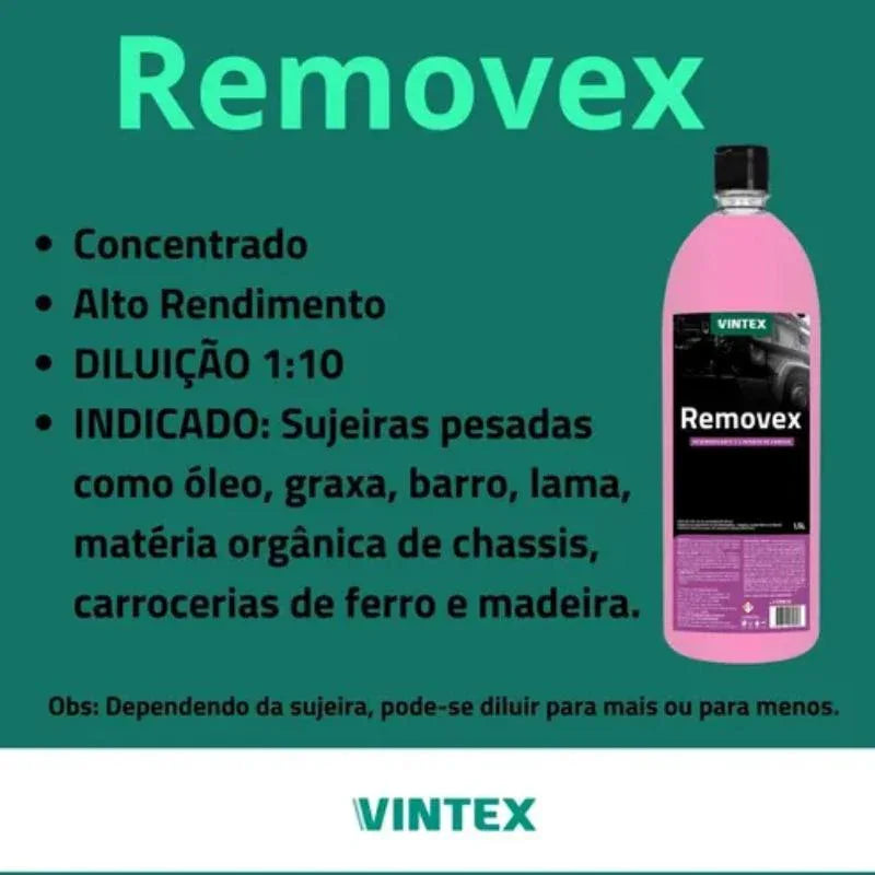 Removex Desengraxante E Limpador De Chassis 1,5L - Vintex - Loja Do Thor
