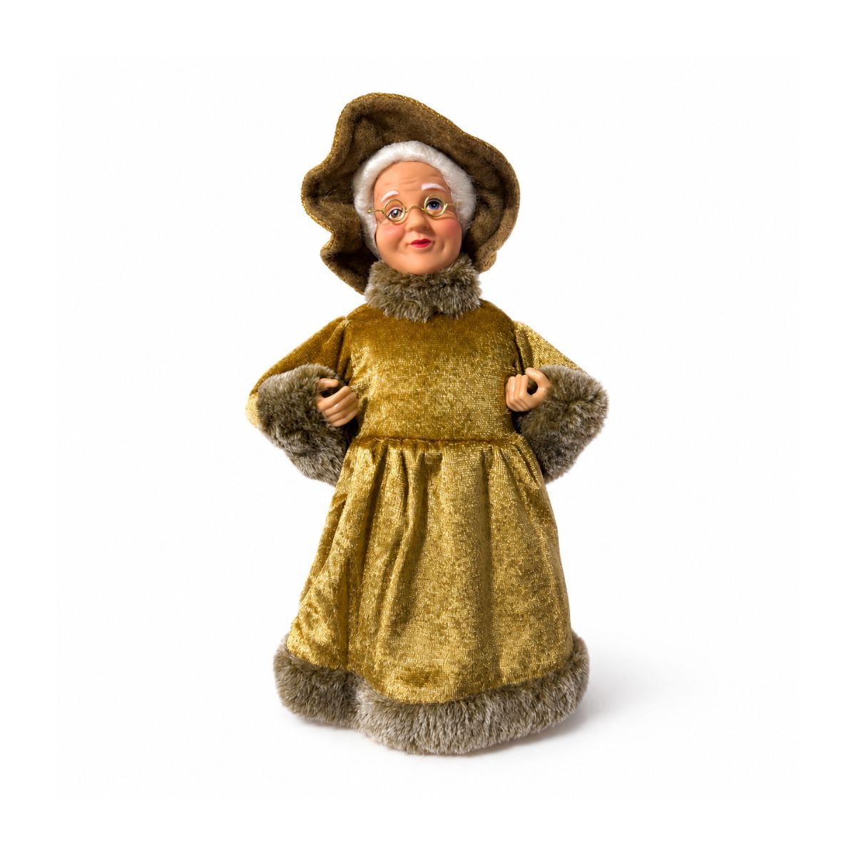 Mamãe Noel Dourada 30 cm - Grillo 65629-152