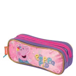 Estojo Peppa x Dots 2 Comp - Colorido - Poliester
