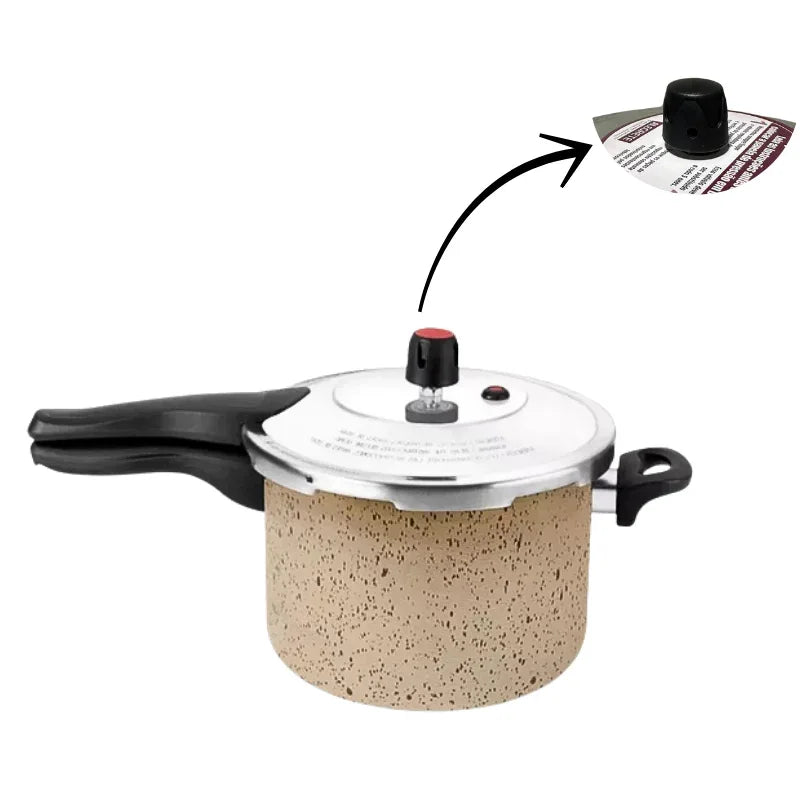 Panela Pressão 4.5 Litros Antiaderente Polida Stone Bege - Loja Do Thor