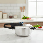 Panela De Pressao Inox Trendy 4L Fechamento Externo Rochedo - Loja Do Thor