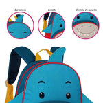 Mochila Costas Clio Pets Tubarao 13 - Clio Style CP2649D - Loja Do Thor