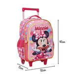 Kit Mochila de Carrinho E Estojo Minnie 3D Xeryus - Loja Do Thor