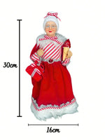 Mamãe Noel Em Pé Vermelho 30cm - Florarte - Loja Do Thor