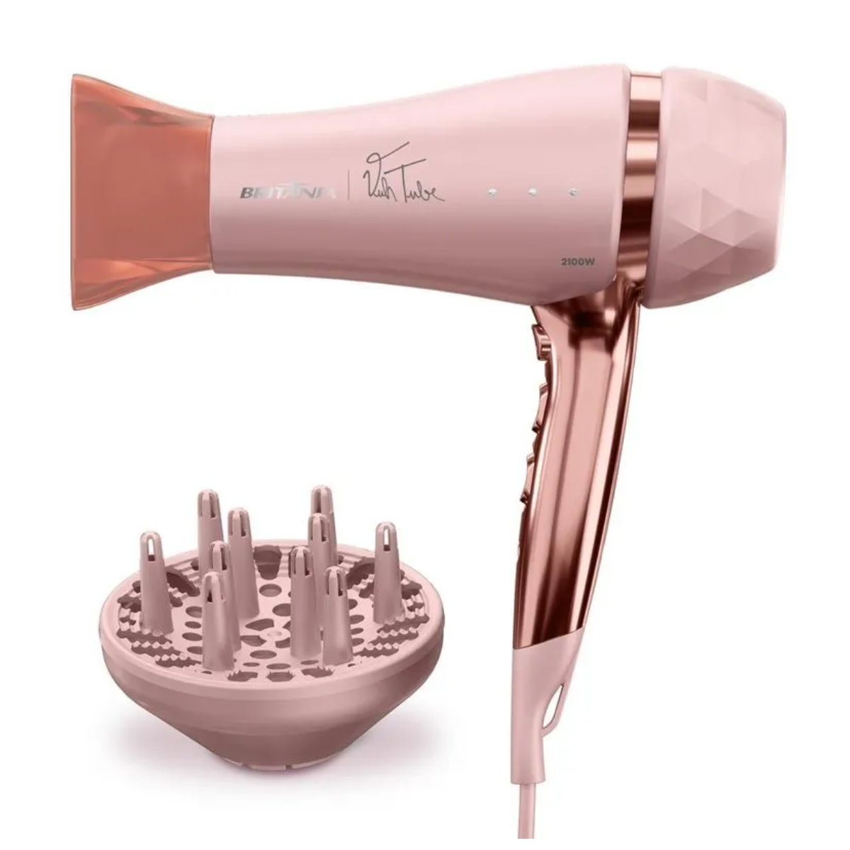Secador de Cabelos Britânia Linha Viih Tube Difusor - Bivolt