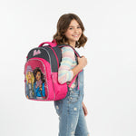 Mochila De Costas Escolar Infantil Barbie Azul