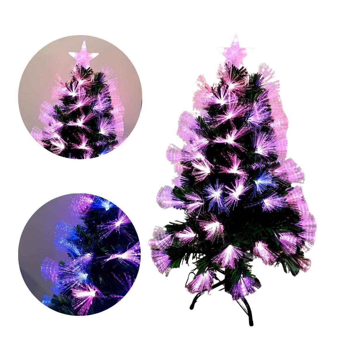 Arvore de Natal Fibra Optica Colorida 1,20M Bivolt S120