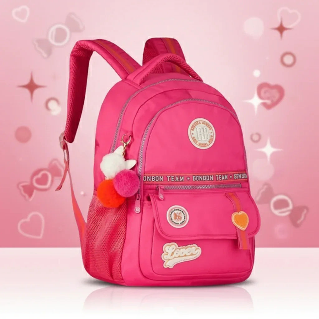 Mochila De Costas Rebecca Bonbon Oficial Clio Rosa - 24004 - Loja Do Thor
