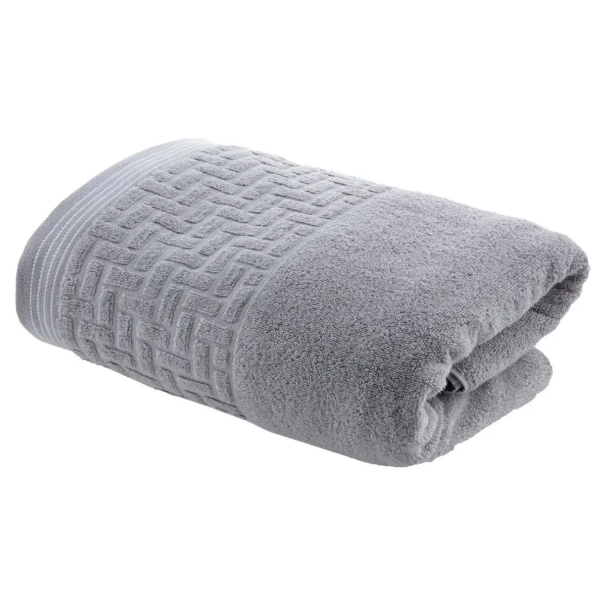 Toalha de banho Geométrico Zero Twist  Cinza - Corttex