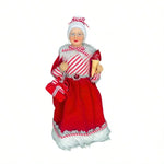 Mamãe Noel Em Pé Vermelho 30cm - Florarte - Loja Do Thor
