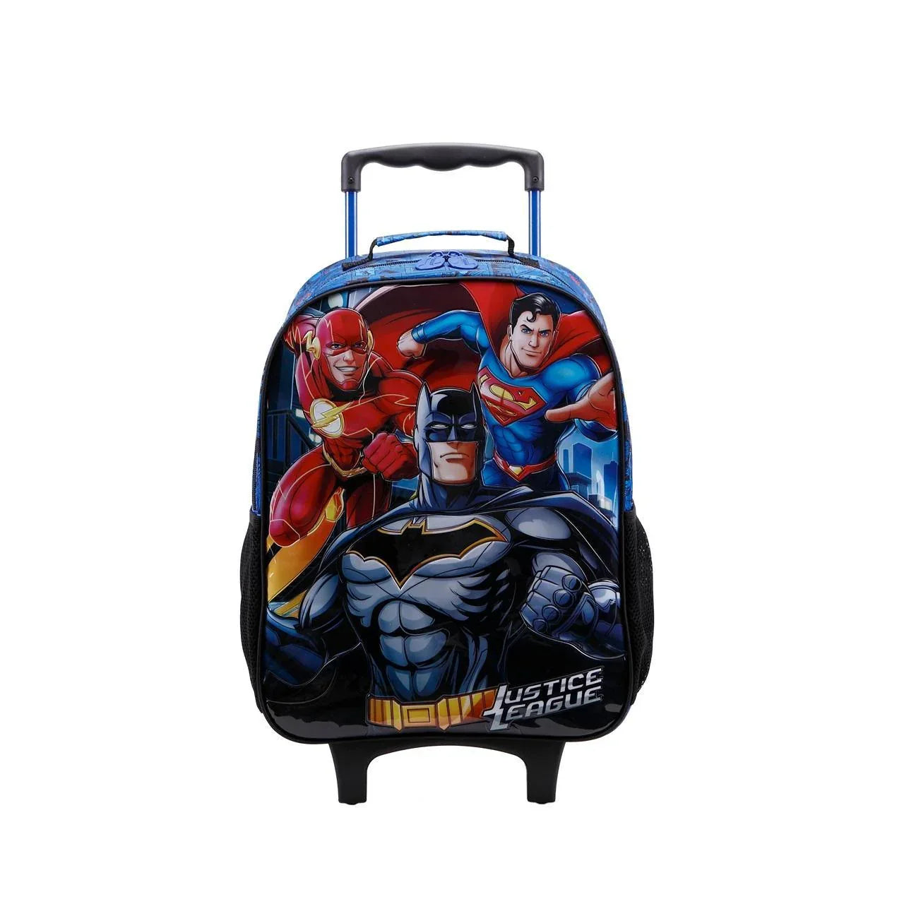 Mochila Rodinha Liga da Justica Azul 16L - Loja Do Thor