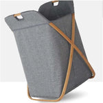 Cesto Para Lavanderia Com Bambu Gre Bh20405 - Loja Do Thor