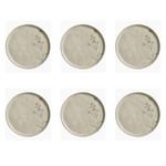 Conjunto de 6 Pratos Sobremesa Bio Campestre -Porto Brasil
