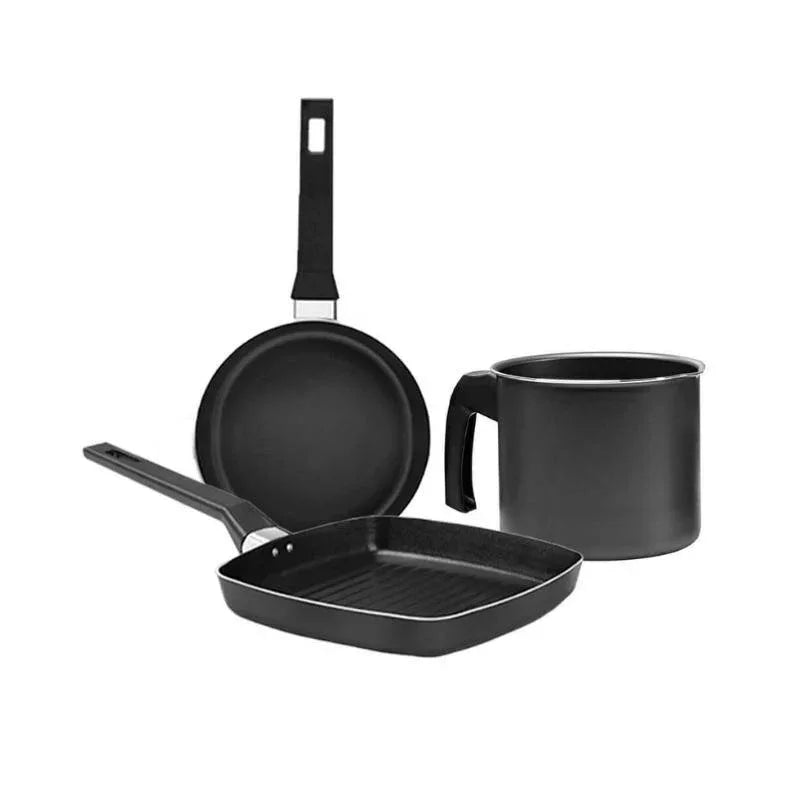 Conjunto Panelas Antiaderente Brinox Preserve Cinza 7 Pecas 7238/101 - Loja Do Thor