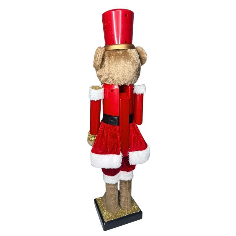 Quebra Nozes Urso Soldado Vermelho 60CM -Wincy Natal NTC30602