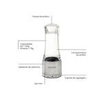 Moedor Aço Inox/Acrilico Sal E Pimenta Realce Tramontina - Loja Do Thor