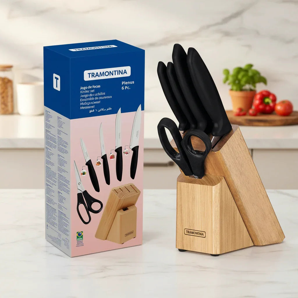 Jogo De Facas 6 Peças Plenus Tramontina 23498015 - Loja Do Thor