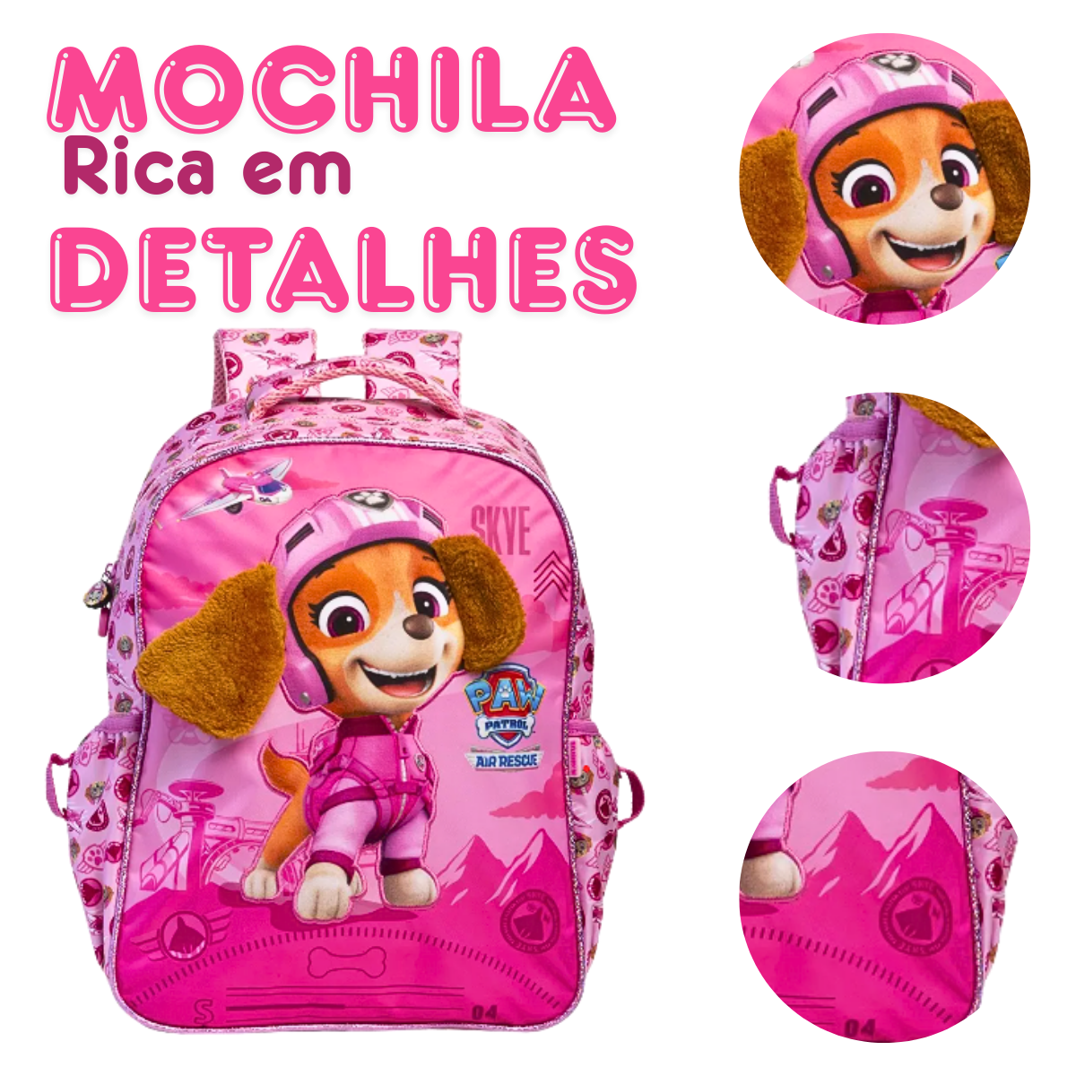 Mochila 16 Patrulha Canina Skye S - 15262 - Artigo Escolar