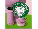 Conjunto Garrafa 250ML C/ Pote Leite Em Pó Sanremo SR100162 - Loja Do Thor