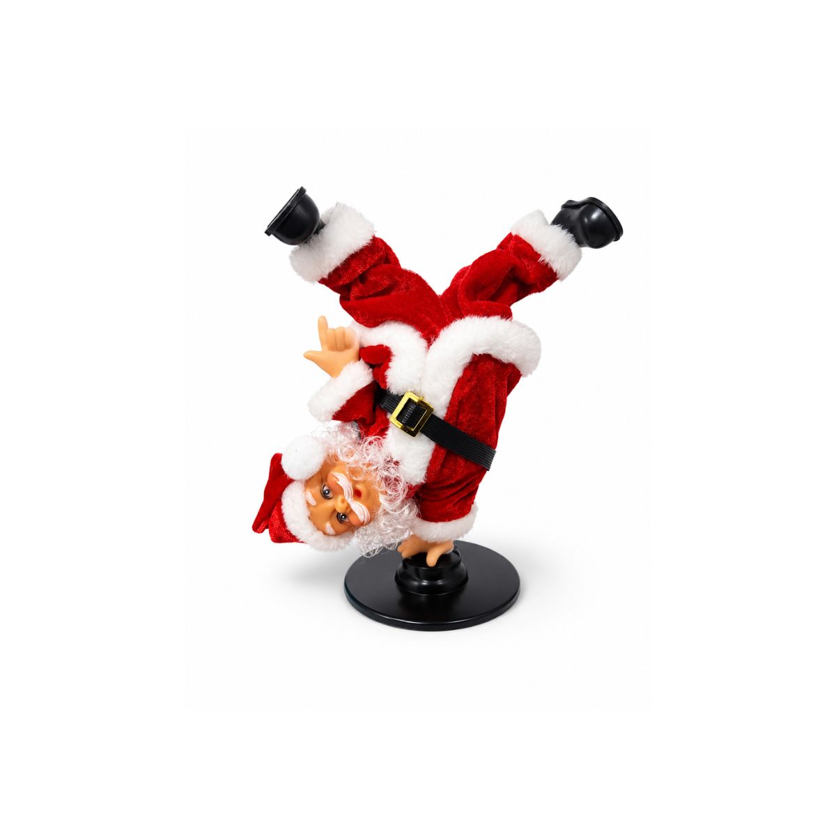 Papai Noel Com Base Giratório 25cm -Global BR2201