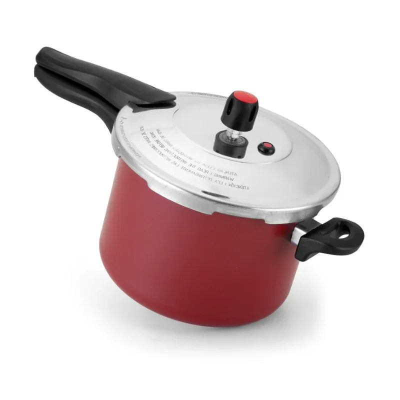 Panela de Pressão Fechamento Externo 4,5 Vermelho - Alegrete - Loja Do Thor