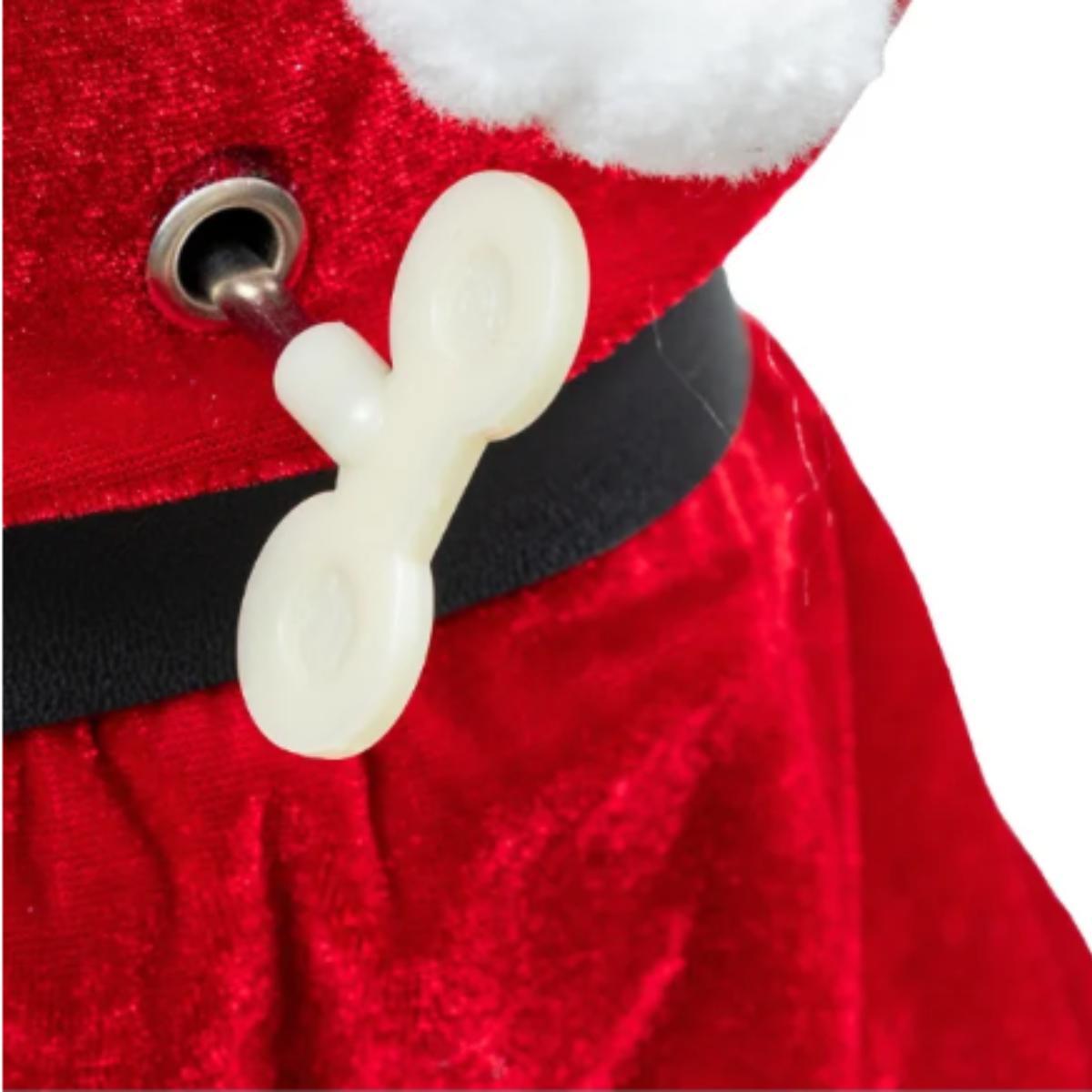Papai Noel À Corda Musica Movimento 45Cm