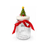 Pote De Vidro 950ml Arvore de Natal -Allmix
