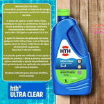 Ultra Clear HTH 1L Previne Água Verde E Decanta os resíduos - Loja Do Thor