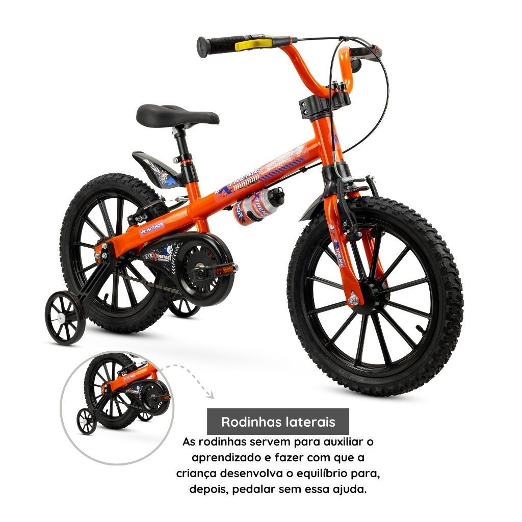 Bicicleta Infantil Nathor Aro 16 Extreme 2 Com Rodinhas