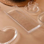 Travessa de Cristal Pearl 30cm x 13cm x 3cm - Wolff - Loja Do Thor