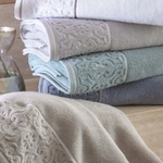Toalha de Banho Arabesco Branco - Corttex