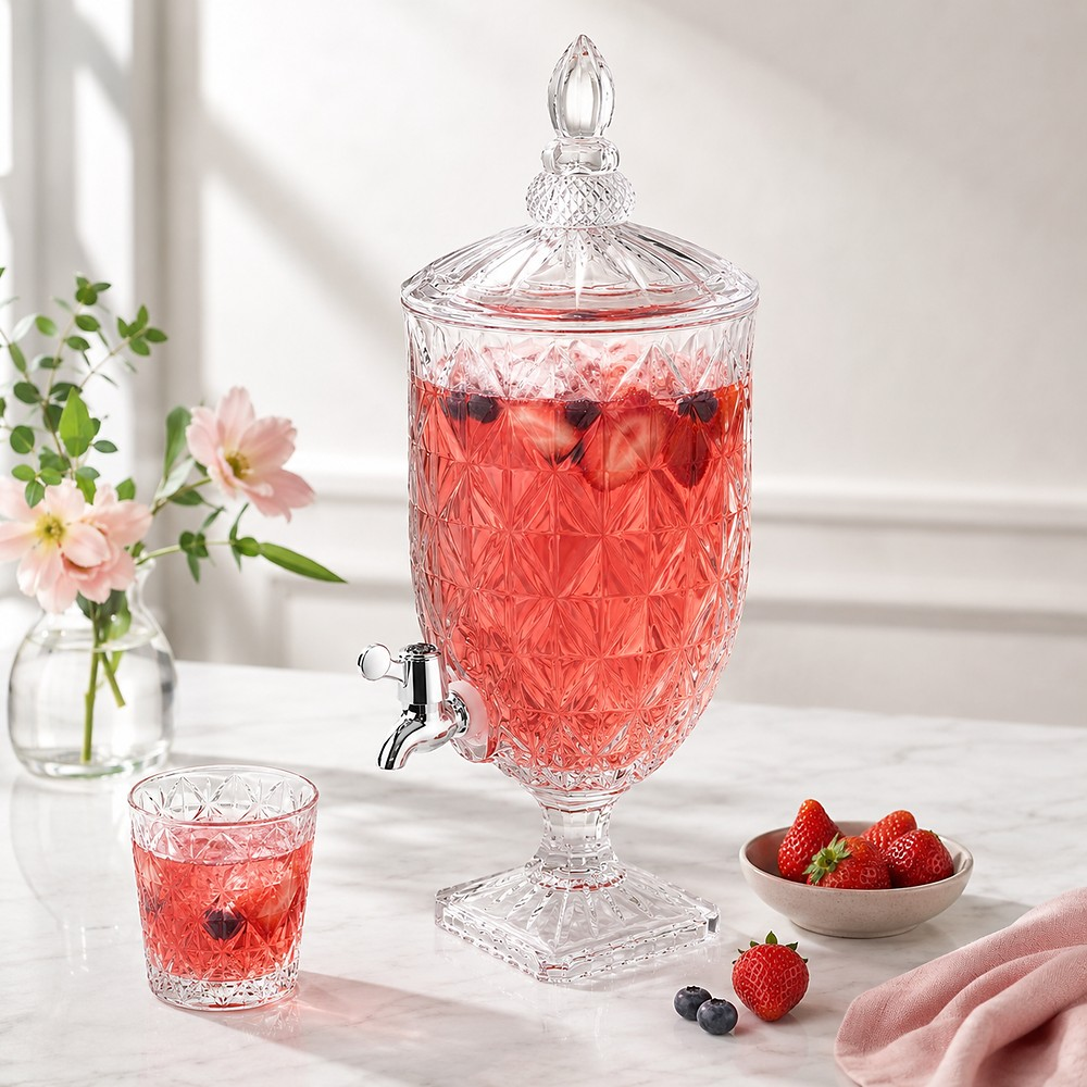 Suqueira De Vidro Diamond 4500ML - 10122 Allmix