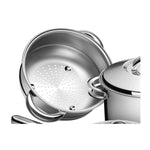 Jogo de Panelas Aço Inox 6 Pçs Solar Tramontina - Loja Do Thor