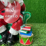 Papai Noel Resina Natal 18cm Vermelho - Grillo