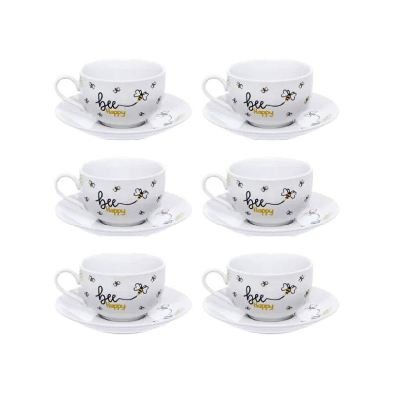 CONJUNTO DE XICARAS CHA HONEY 160ML 6PC