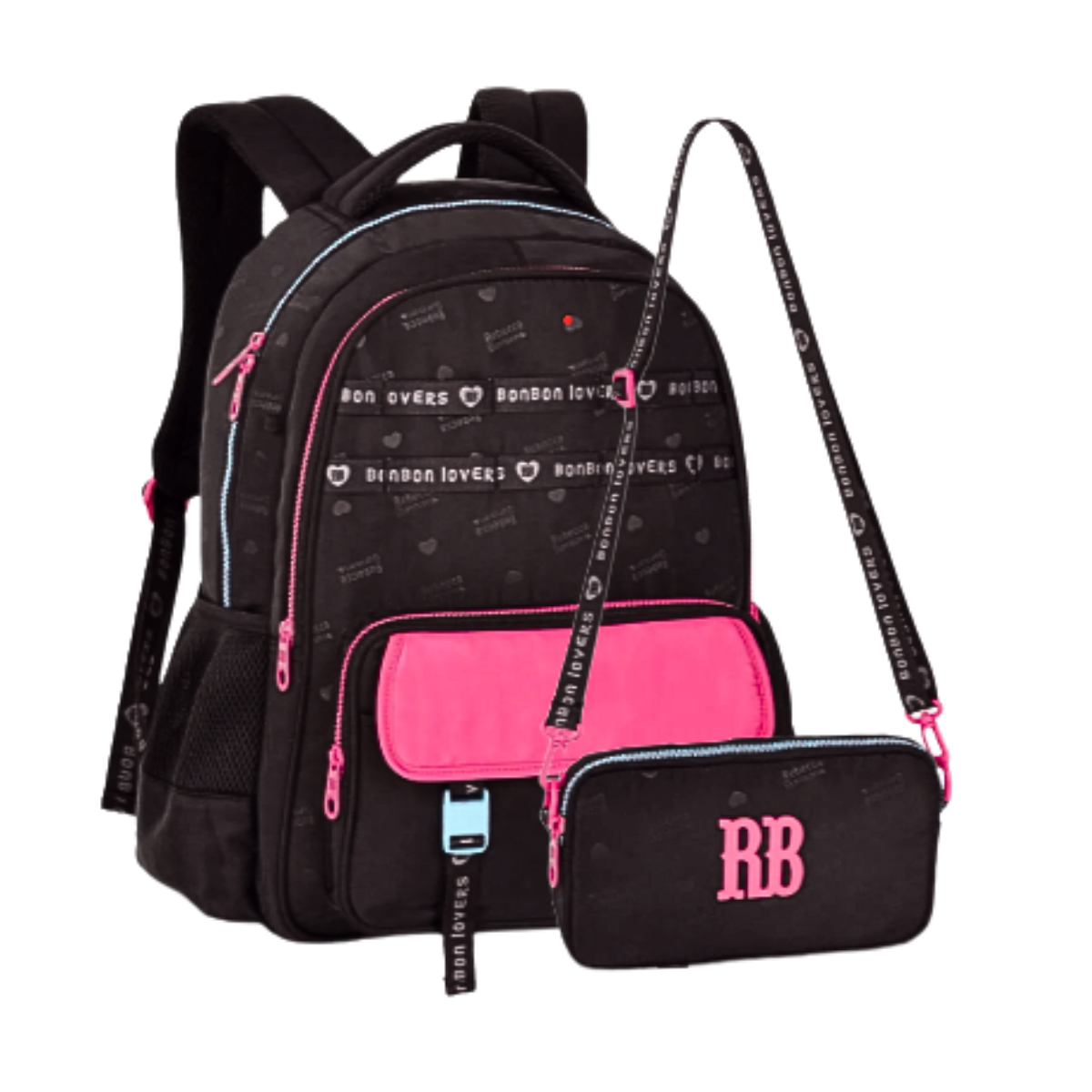 Mochila de Costas Preto 2 em 1 Urban Mix 17,5 RB26227