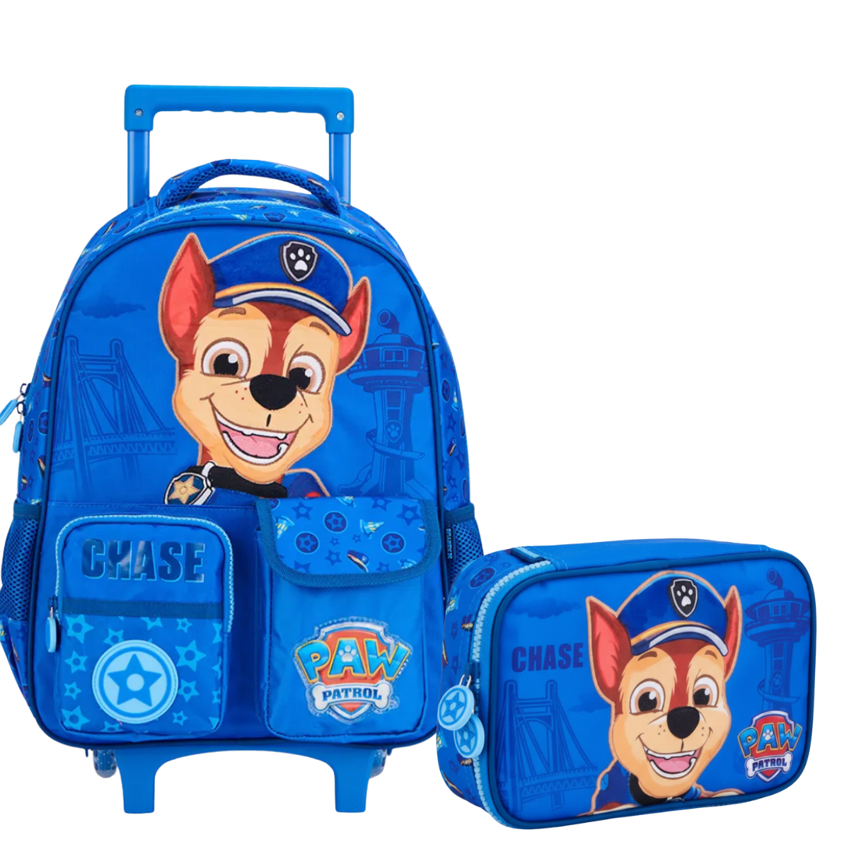 Kit Mochila Rodinhas E Estojo Patrulha Canina Xeryus 16