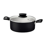 Jogo de Panelas Linz 10Pçs Preto Antiaderente Tramontina - Loja Do Thor