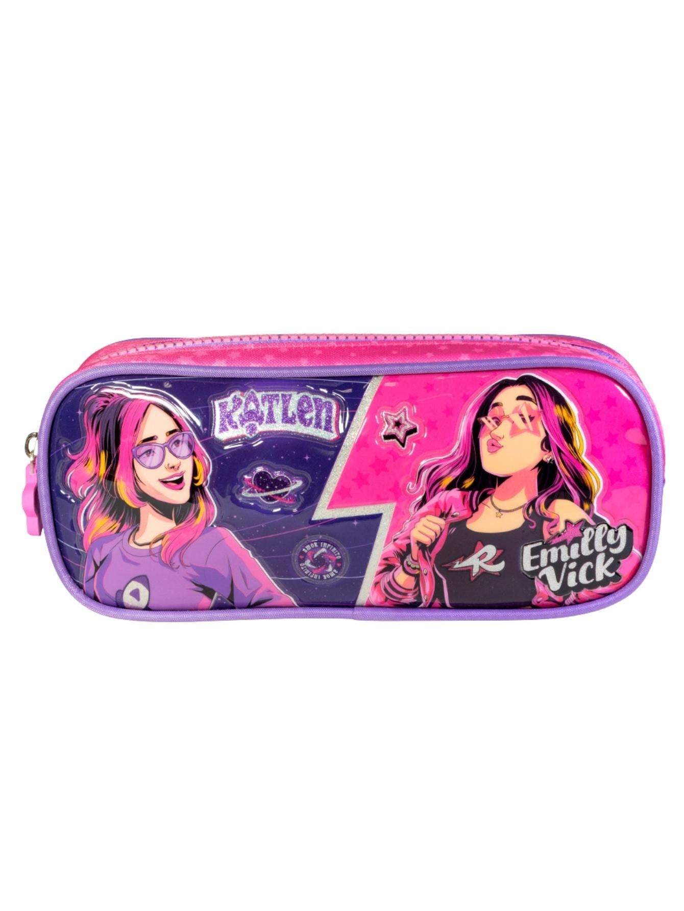 Estojo Simples Emilly Vick X - 15605 - Artigo Escolar